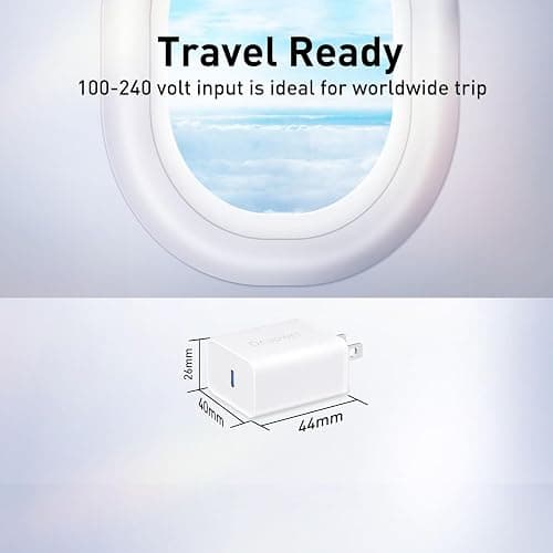 USB C Charger Block 20W, Ocupwei PD 3.0 Fast Charging Wall Charger USBC Power Adapter Type C Brick Cube for iPhone 17/Pro/Pro Max/17 Air/ 16/16 Pro/16 Pro Max/15/Plus/Pro/Pro Max [2 Pack] thumbnail 6