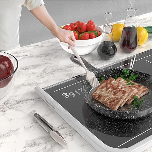 Silicone Cooking Utensils Set - 446°F Heat Resistant Kitchen Utensils,Turner Tongs,Spatula,Spoon,Brush,Whisk,Kitchen Utensil Gadgets Tools Set for Nonstick Cookware,Dishwasher Safe (BPA Free) thumbnail 9