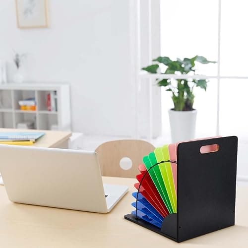 Sintuff 2 Pieces Black Clipboard Holder Wood Metal Clipboard Stand Storage Rack for Teacher Student Home Office (Assembly Required) thumbnail 2