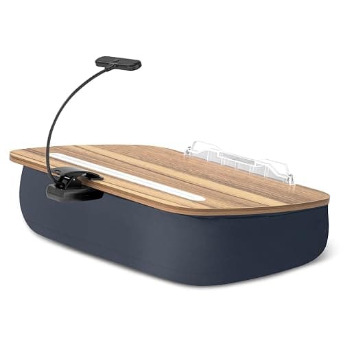 ERGONOV Book Pillow Stand with 6500K Reading Light, Hands Free Book Holder, Comfortable Lap Book Stand for Reading in Bed, Desk, or Sofa, Wooden Book Rest for Book Lovers,AAA Battery Required thumbnail 9