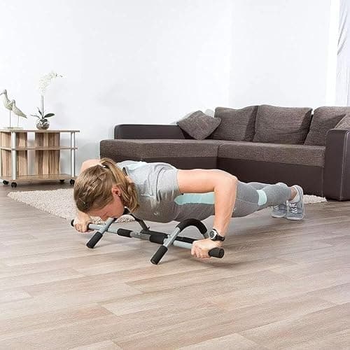Upgrade Pull Up Bar for Doorway - Max Capacity 330 lbs, Portable Upper Body Workout Bar for Strength Training thumbnail 3