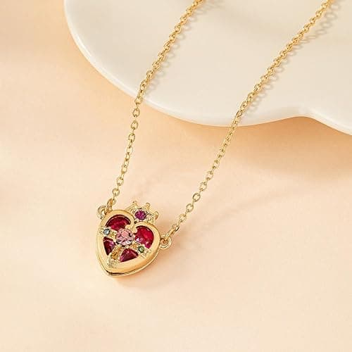 POYAMUSE Anime Guardian Star Pendant Necklace for Women Cosplay Jewelry thumbnail 3