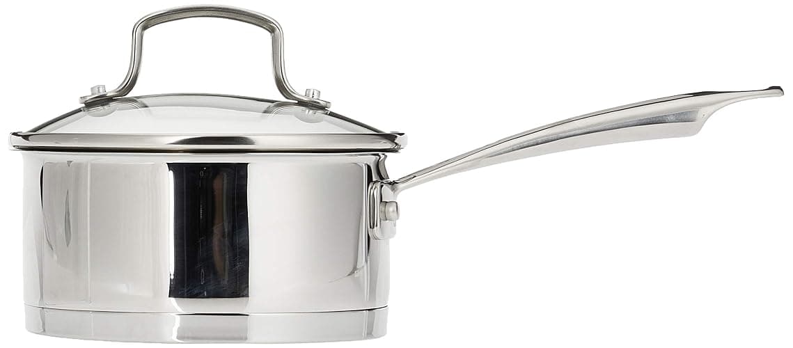 Cuisinart Professional Stainless Saucepan with Cover, 1.5-Quart, Stainless Steel,8919-16 thumbnail 3