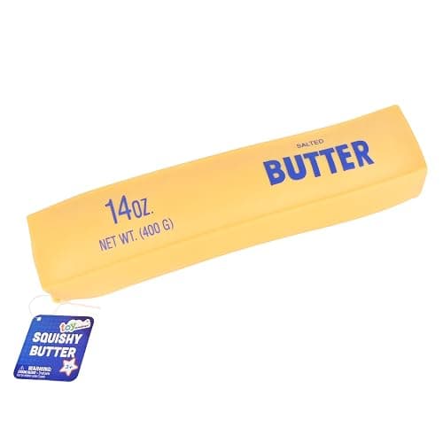 Toymendous Squeeze Butter, Jumbo Squishy Stress Toy, Children Ages 3+, 10.5 inches Long, Stretch & Squish thumbnail 5
