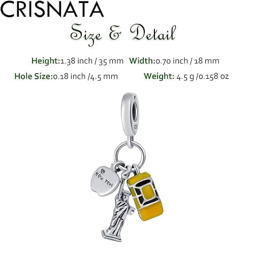 I Love Travel Theme Charm-925 Sterling Silver Airplane, Peace Bus, Train Express, France Effiel Tower Pendant Beads, fits European Holiday Charms Bracelet, Gifts for Mum/Sister/Friends/Wife Husband thumbnail 2