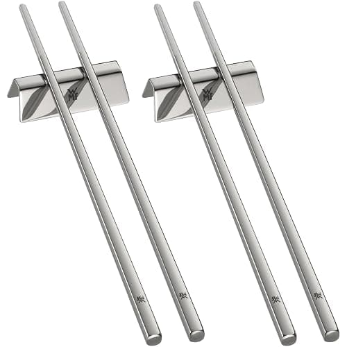 WMF Nuova Chopstick 6-teilig, Essstäbchen mit Besteckbänkchen für 2 Personen Cromargan Edelstahl rostfrei poliert spülmaschinengeeignet thumbnail 5