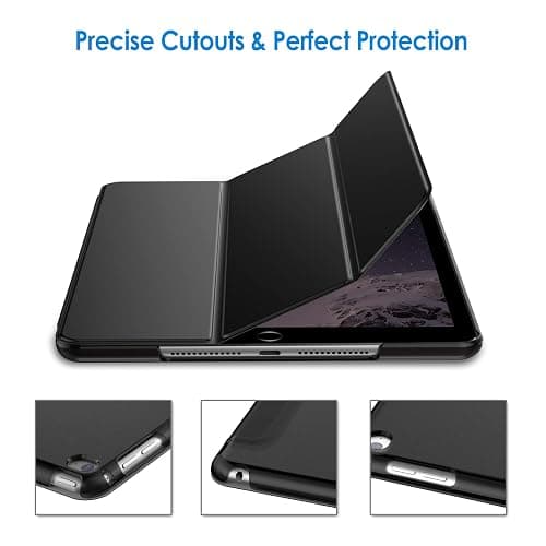 JETech Case for iPad Air 2 (2nd Generation), Smart Cover Auto Wake/Sleep (Black) thumbnail 3