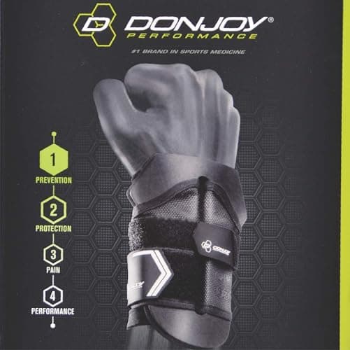 DonJoy Performance Anaform Wrist Wrap Support Brace, Maximum Wrist Protection for Football, Motocross, Cheer, Golf, thumbnail 2