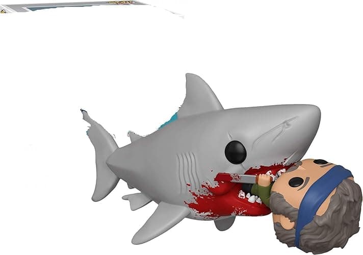 Funko Limited Edition Pop! Movies #760 Jaws Eating Quint (2019 Summer Convention Exclusive) - Image 1