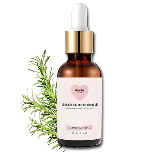Golab Beauty Hair Oil Rosemary Scalp Treatment, Organic, Vegan, Growth And Repair For Split Ends & Dry Scalp Treatment, Strengthening, Soothing, Moisturizing & Encouraging Longer Hair 1.7 Fl Oz thumbnail 7
