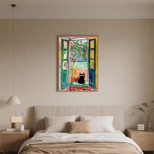 Dorwendis Diamond Art Kits for Adults, Black Cat DIY Diamond Painting Kits, 5D Cat Diamond Art Kits for Beginner,Round Full Drill Diamonds for Wall Home Decor Arts Craft 11.8x15.7inch thumbnail 3
