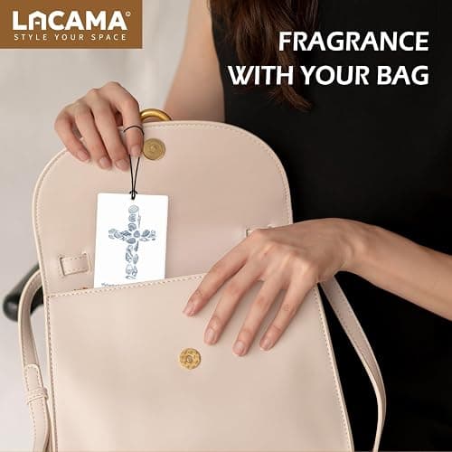 Lacama Blue Beachy Christian Car Air Freshener 3Pcs, Coastal Whale Shell Conch Cross Bible Verse Cars Scents Air Freshener for Women Girls Gifts, Beach Car Accessories Interior Mirror Decor Hanging thumbnail 5
