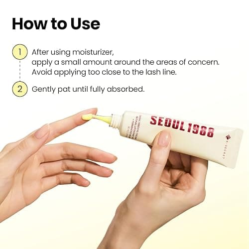 K-SECRET SEOUL 1988 Retinal Eye Cream – Formulated with Advanced Retinal Liposome 4% and Fermented Bean for Smoother, Refreshed-Looking Eyes | Korean Skincare, 30ml / 1.01 fl oz thumbnail 7