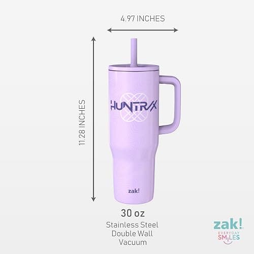 Zak Designs KPop Demon Hunters 30oz Spill-Proof Insulated Travel Tumbler | BPA Free, Silicone Straw, Handle, Cupholder Friendly, Dishwasher Safe, For Office, Home, Travel, Work, Gym, Fitness thumbnail 3