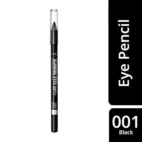 RIMMEL LONDON - Scandal'eyes Eyeliner - Waterproof Khol - 24hr Wear, Smudge-proof - Ultra Smooth & Creamy Formula - High Intensity Colour - 001 Black - 1.3g thumbnail 5