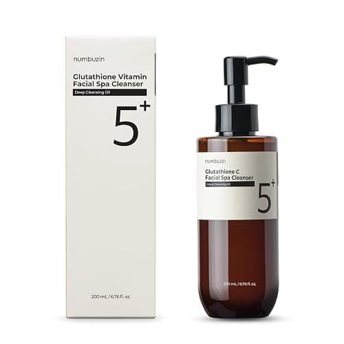 numbuzin No.5 Cleansing Oil | Glutathione C Facial Spa Cleanser | Gentle Cleanser for Blackhead, Pore, Makeup Remover | Vitamin C, Niacinamide | Double Cleansing, Korean Skincare | 6.76 fl. oz. thumbnail 6