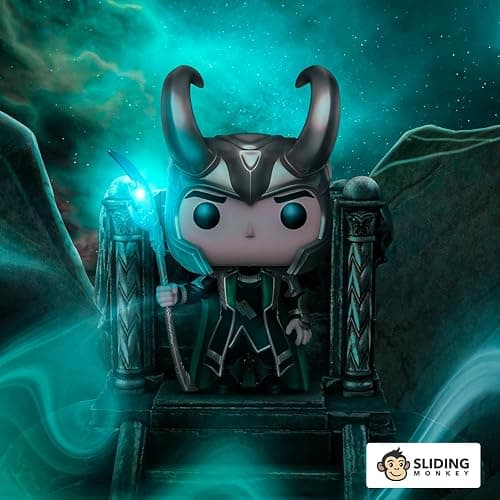 Funko Loki with Scepter (Glow in The Dark) (Special Edition Exclusive) thumbnail 2