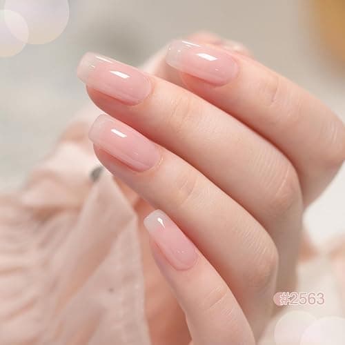 GAOY 42 Pcs Gel Nail Polish Kit, Black White Jelly Nude Pearl Glitter Colors All Seasons Gel Nail Polish Set with Glossy & Matte Top Coat and Base Coat for Salon and DIY Manicure at Home thumbnail 3