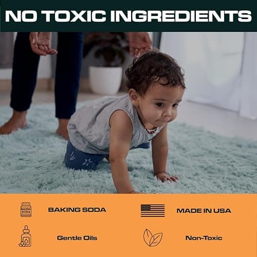 Ripclean Carpet Deodorizer & Freshener Cleaning Powder, Odor Eliminator for Strong Odors & Homes w/Pets, Safe around Kids & Pets, Use on Carpet, Rugs, Upholstery & More (16 Ounce, Lemon) thumbnail 7