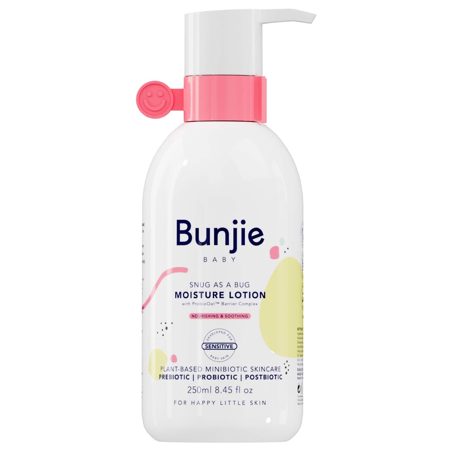 Bunjie - Snug As A Bug Moisture Lotion - Prebiotic and Probiotic Baby Skincare, 250ml - Image 1