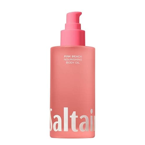 Saltair Body Oil – Silky After Shower and Bath Dry Oil for Women and Men – Non-Greasy, Well-Absorbing Moisturizer for Hydrating Dry Skin – Pink Beach Scent, 4oz - Image 1