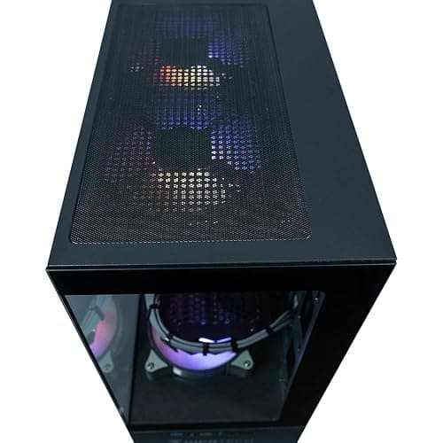 ViprTech Stryker 3.0 Gaming PC - AMD Ryzen 7 (4.1GHz Liquid Cooled), RTX 3060 12GB, 16GB DDR4 RAM, 1TB SSD, 700W PSU, WiFi BT, Win 11 Pro, RGB, Desktop Computer Prebuilt, Black thumbnail 8