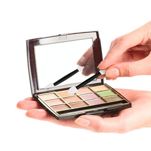 Cuttte Eyeshadow Applicators Makeup Brushes - 60PCS Disposable Eyeshadow Brush, Dual Sides Eye Shadow Applicator Sticks, 2.44 Inch Eye Makeup Tools, Black thumbnail 5