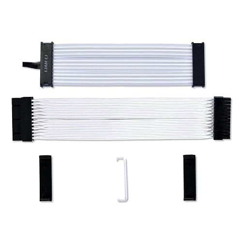 Lian Li Strimer Plus V2 24 Pin (PW24-PV2) - Addressable RGB Power Extension Cable (Strimer L-Connect 3.0 Controller Included) - for Motherboard Connector, PW24-PV2 Black thumbnail 8