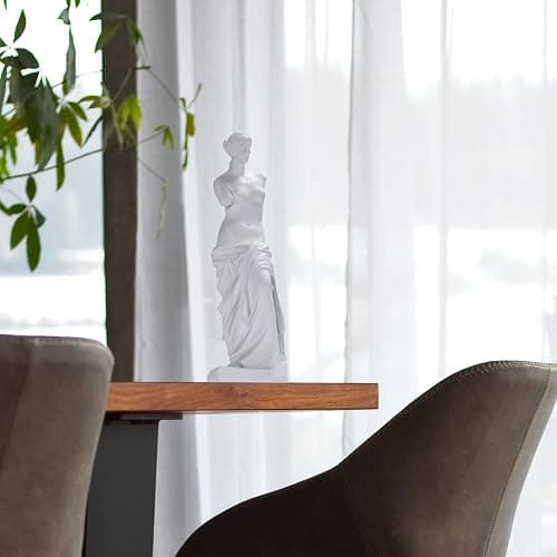 BNPUHIU Venus de Milo Statue, Greek Roman Mythology Goddess Aphrodite Statue, Great Art for Home or Office Decor 11 x 3.15 x 2.16 Inches - White thumbnail 5