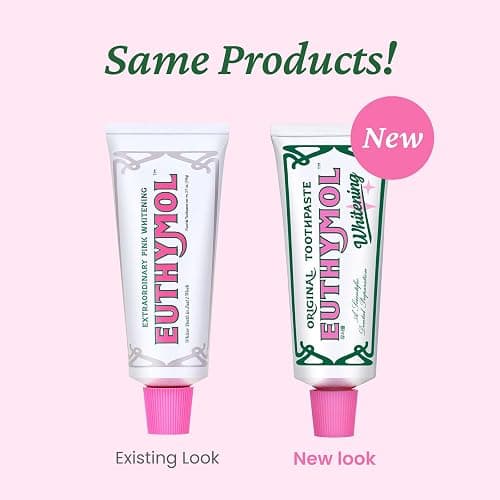 EUTHYMOL Whitening Toothpaste Set (Gift Set, 3.7fl oz*2, Sqeezer Set) - Stain Removal in 2 Weeks, Long-Lasting Freshness for Sensitive Gum & Teeth. Bad Breath, Cavity Prevention thumbnail 9