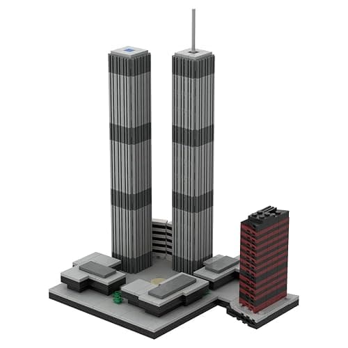 StrucToys World Trade Center Building Blocks, 1/2000 World Famous Architectural, 982pcs Assemble Model for Ault to Build and Display thumbnail 5