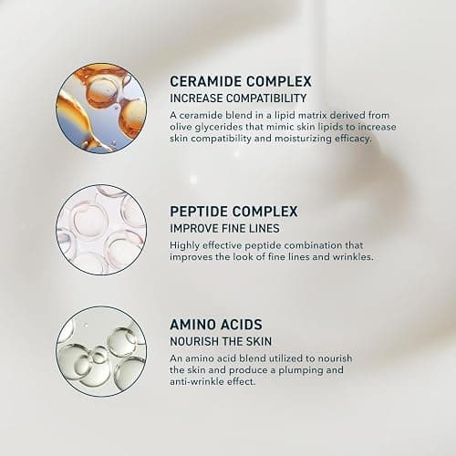 Prequel Skin Half and Half Fluid Moisturizer Face Cream. Lightweight Ceramide Peptide Lotion for All Skin Types, including Dry and Sensitive. Hydrating Facial Cream for Women and Men thumbnail 3