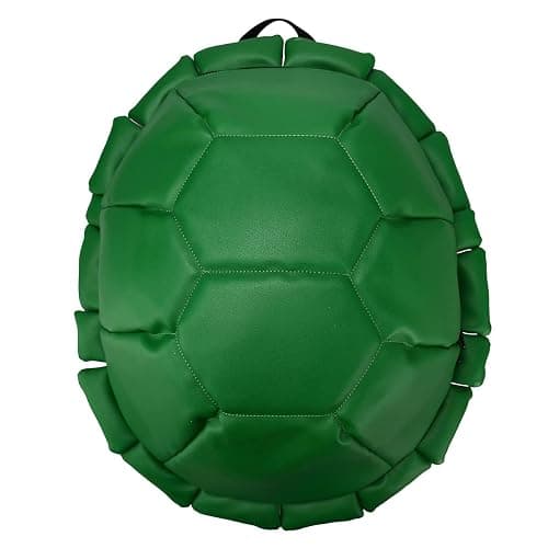 Bioworld Teenage Mutant Ninja Turtles Shell Backpack With Character Masks OSFA Green - Image 1