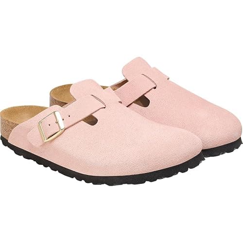 BIRKENSTOCK Women's Boston BS Slippers, Light Rose, 40 EU thumbnail 2