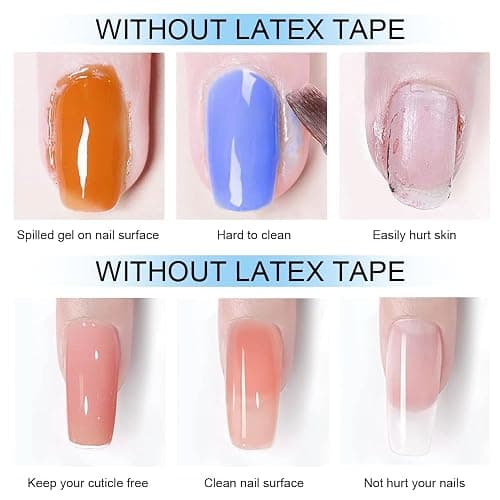 TWOING 15mlLiquid Latex for Nails, Peel Off Cuticle Protectors for Nail Polish,Skin Barrier Manicure, Art Liquid Latex Tape Protector Nail Cuticle Guard Gifts thumbnail 4