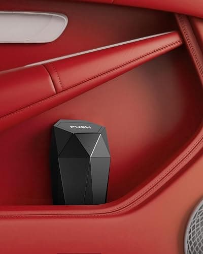 HOTOR Car Trash Can with Lid - 2 Pack, Car Accessories for Interior, Leakproof Vehicle Garbage Can with 30 Attached Trash Bags, Multipurpose Organizers and Storage for Home, Office, Black thumbnail 8