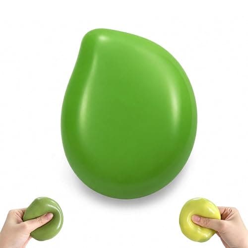 Crunchy Mango Squishy, Mango Squishy, Soft Slow Color Changing Mango Squishys, Realistic Fruit Squeeze Toy,Stress Relief, for Adults - Image 1