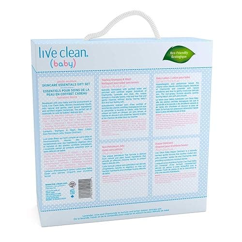 Live Clean Baby Gentle Moisture Baby Essentials Gift Set, 4 Count - Gentle Moisture thumbnail 2