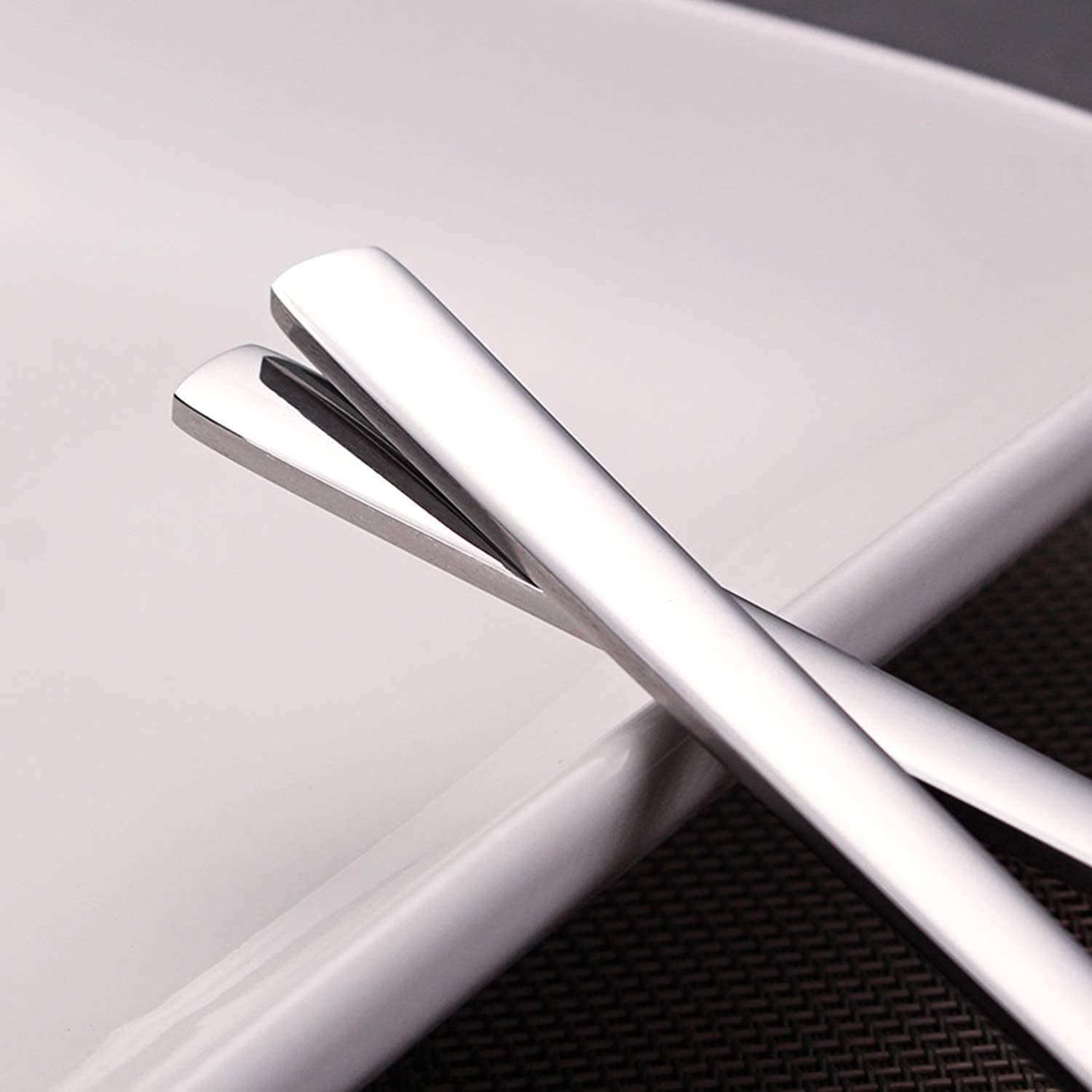 Spoons, 8 Pieces Stainless Steel Korean Spoons,8.5 Inch Soup Spoons,Long Handle Dinner Spoons,Rice Spoon,Table Spoon for Home, Kitchen or Restaurant thumbnail 3