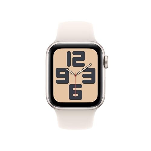 Apple Watch SE (2ª gen.) GPS 40 mm Smartwatch con cassa in alluminio Galassia e Cinturino Sport Galassia - M/L. Tracker per il fitness e il sonno, app Battito, Rilevamento incidenti, display Retina thumbnail 2