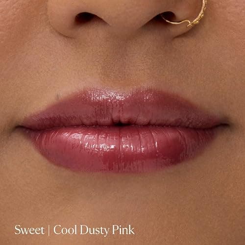 Kulfi Lassi Lips Staining Lip Oil, | Color: Sweet - cool dusty pink | Long-Lasting Moisturizing with Mango Seed Oil, Coconut Oil, Vitamin E, High Shine Finish, 0.12 oz / 3.8 mL thumbnail 6