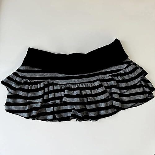 LAPUNIOT Womens Ruffle Mini Skirt Whimsy Twee Gyaru Mcbling Clothes 2000s Cute Frilly Harajuku Kawaii Star Skirt Y2k Skirts thumbnail 4