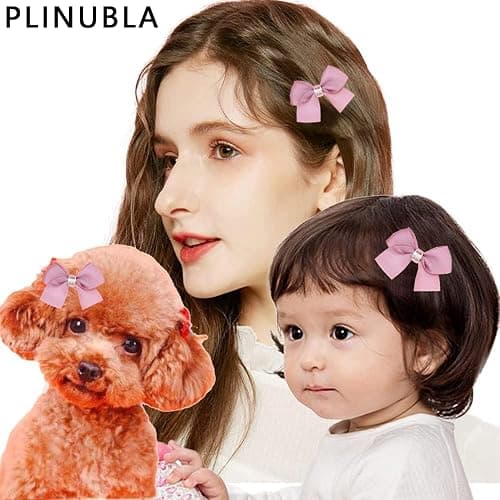 8PCS Baby Girl Dog Gift Wrap Hair Bow Clips Barrettes, Assorted Hair Accessories Alligator Clip for Little Girls Toddler Kids Teens thumbnail 2
