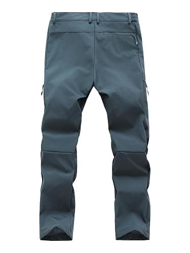 Gash Hao Mens Waterproof Ski Snow Pants Hiking Softshell Cargo Fleece Lined Warm Insulated Outdoor Fishing Pants thumbnail 7
