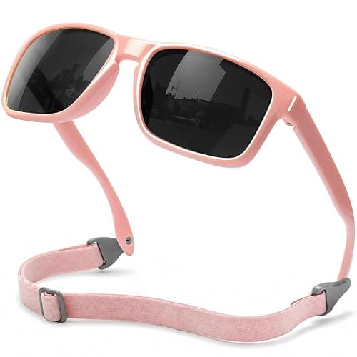 SEKKAF Baby Sunglasses for 0-24 Months,Polarized UV Protection Infant Newborn Sun Glasses for Boys Girls Lightweight Flexible - Image 1