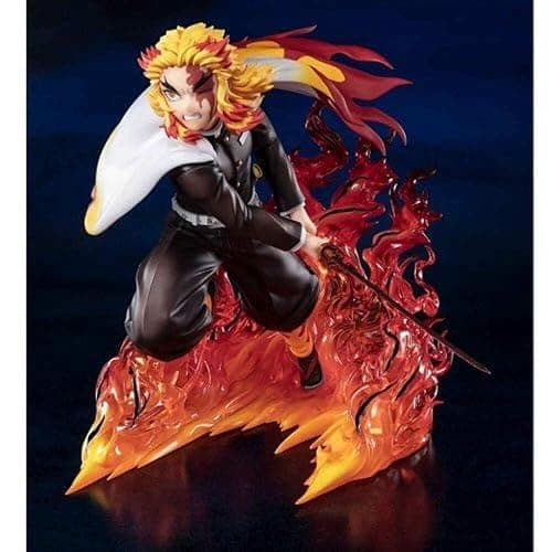 TAMASHII NATIONS - Demon Slayer: Kimetsu no Yaiba - Kyojuro Rengoku Flame Hashira, Bandai Spirits FiguartsZERO Collectible Statue thumbnail 6