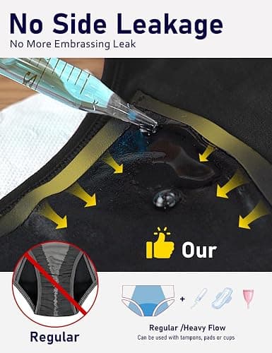 ALLBASE No-side-leaks Leakproof 2.0 Heavy Flow Period Underwear for Women thumbnail 2