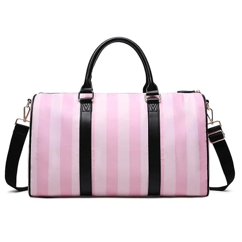Ds UUby Victorias Secret Borse Tote da donna, Borse a Spalla in Tela, Grande Capacità Borse Tote con Cerniera, Tote Bag per Lavoro Scuola Viaggio thumbnail 2