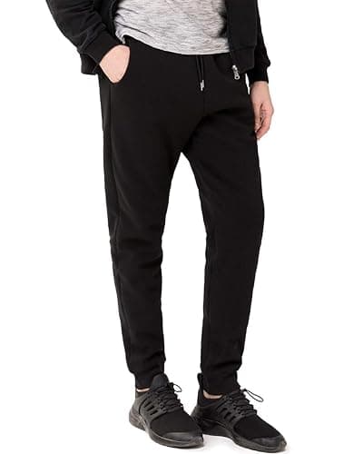 MACHLAB Men's Thermal Fleece Jogger Pants Sherpa Lined Sweatpants Winter Warm Thick Track Pants thumbnail 6