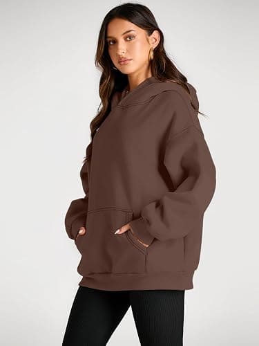 Trendy Queen Womens Oversized Hoodies Fleece Sweatshirts Fall Fashion Pullover Sweaters Winter Clothes thumbnail 3
